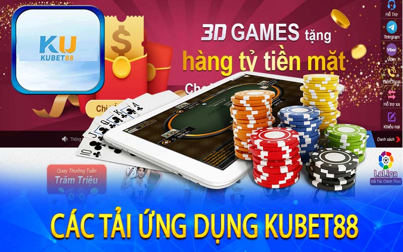 Các tải ứng dụng Kubet88